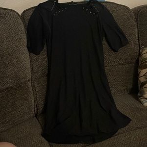 Black dress with medium sleeves